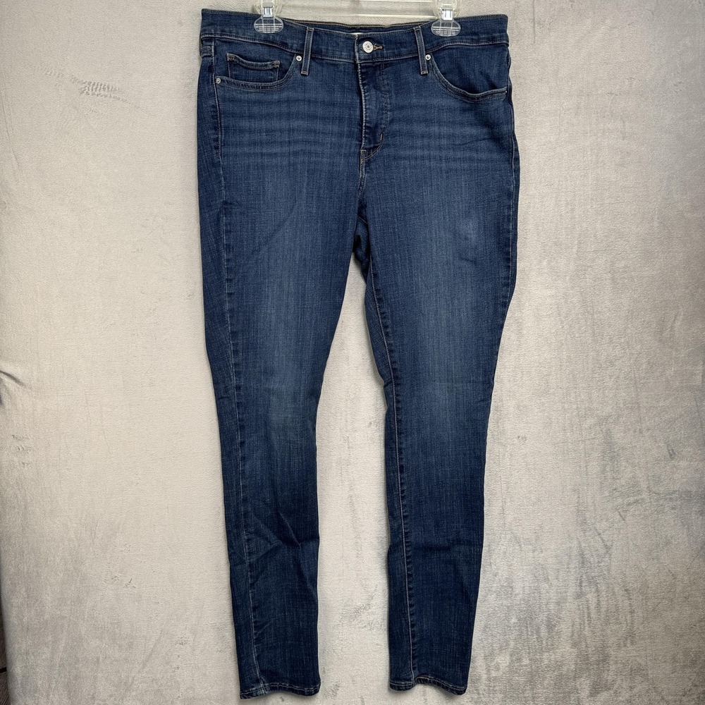 Levis 311 Shaping Skinny Jeans Womens 32x32 Blue Mid Rise Stretch Denim Pants